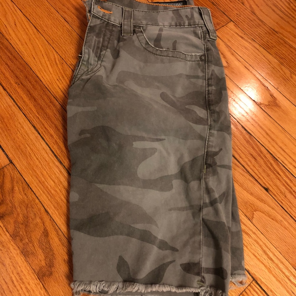 True Religion Camo Shorts
